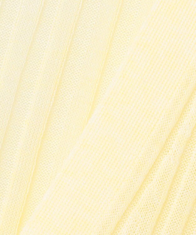 uncrave シアーニット リブロングカーディガン クリームイエロー