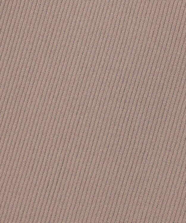 自由区 【洗える】リブストレッチタイト スカート モカ