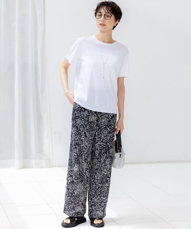 23区 【速乾性/汗じみ防止】ベーシック IT Tシャツ ホワイト系