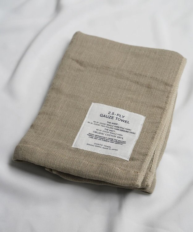 SHINTO TOWEL 【閲覧人気NO.5/2.5-PLY GAUZE】バスタオル　Mサイズ Mix Beige