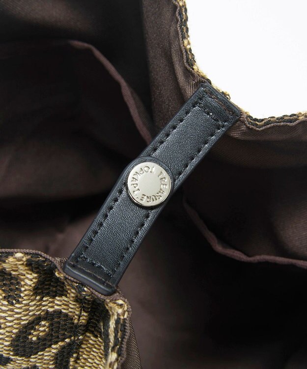 TOPKAPI 【TREASURE TOPKAPI】2way チェンジング トートバッグ レース/レオパード ベージュ