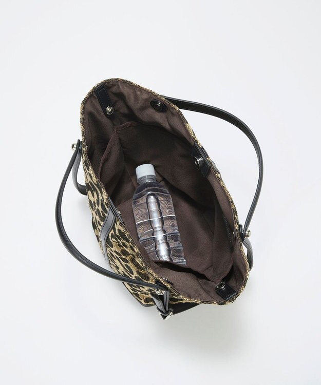 TOPKAPI 【TREASURE TOPKAPI】2way チェンジング トートバッグ レース/レオパード ベージュ