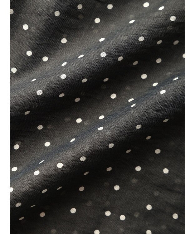 AMERICAN HOLIC 接触冷感シアーフリルブラウス Dot