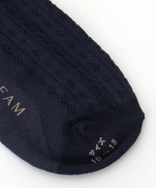 ANY KIDS レースショートソックス ネイビー