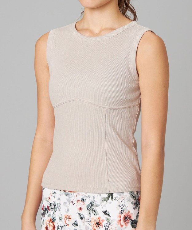 Chacott Chacott BALANCE ホリデーラメタンクトップ ベージュ