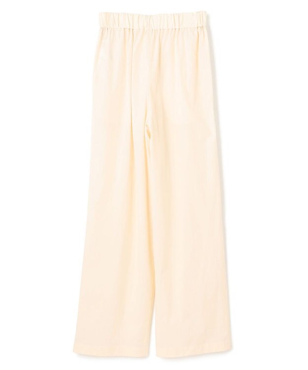 BEIGE， 【洗える・CLUEL 5月号掲載】MALLOW / コットンイージーワイドパンツ Meringue