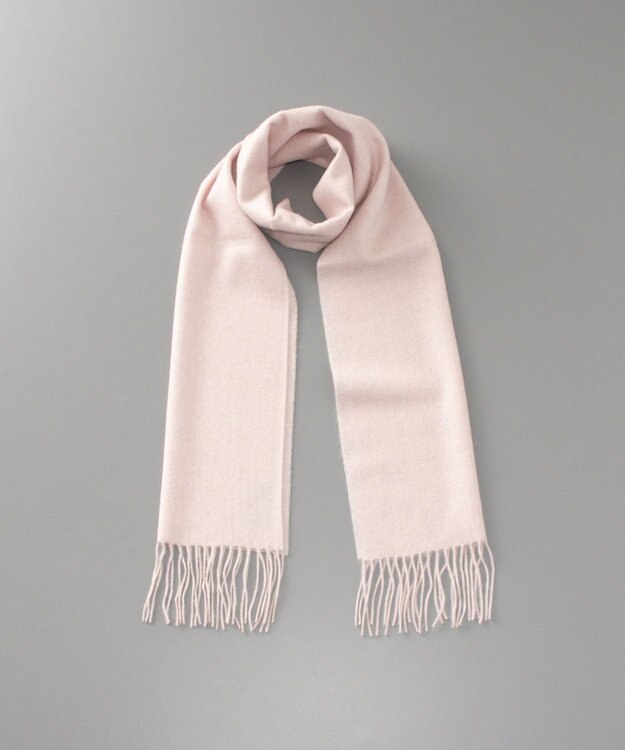 AURORA WEB限定  カシミヤ マフラー（幅30cm) ペールピンク
