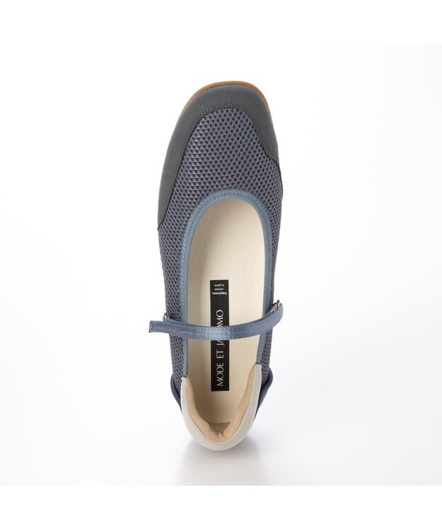 MODE ET JACOMO <MODE ET JACOMO>ストラップバレエスニーカー ブルー