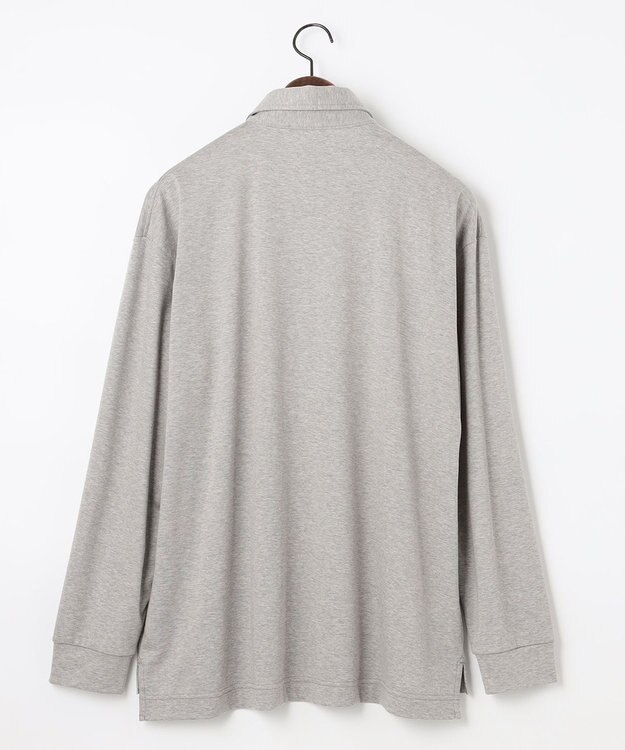 JOSEPH ABBOUD MOUNTAIN 【SPACE／UNISEX】ASHAＡ_OG スムース ポロシャツ ライトグレー系