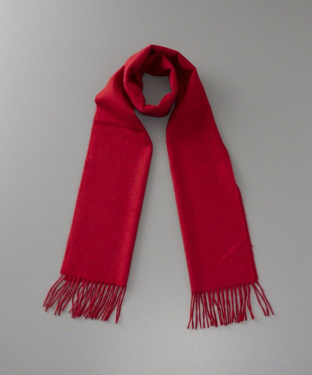AURORA WEB限定  カシミヤ マフラー（幅30cm) ダークレッド