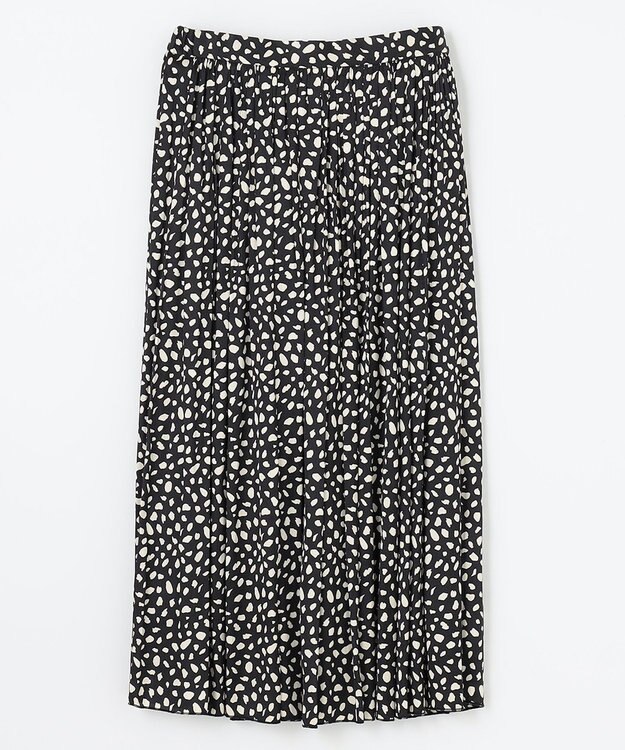 ANY 【洗える】ダルメシアンスカート ブラック系5