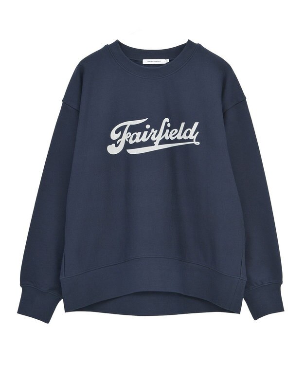 AMERICAN HOLIC Fairfield フロッキースウェットプルオーバー Navy