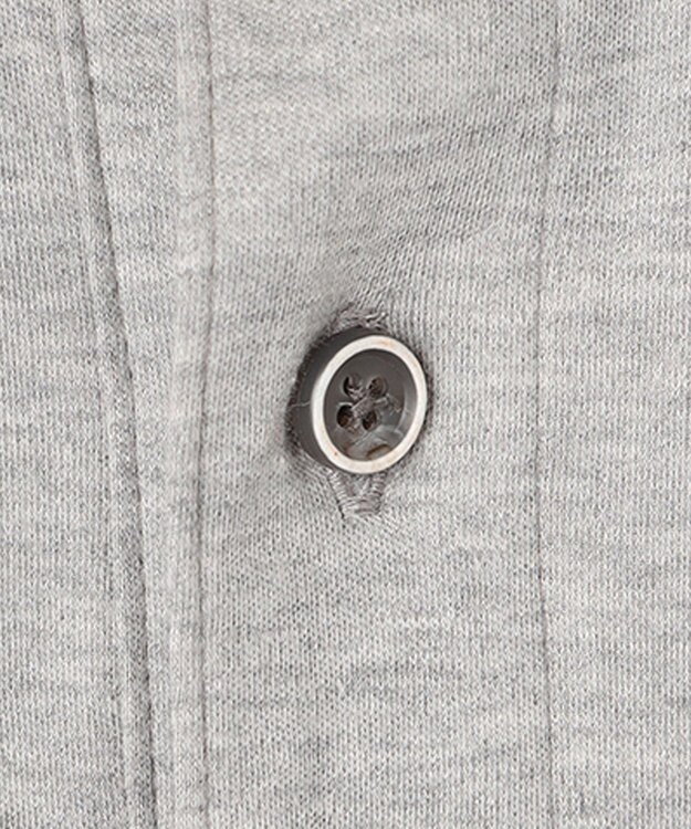 JOSEPH ABBOUD MOUNTAIN 【SPACE／UNISEX】ASHAＡ_OG スムース ポロシャツ ライトグレー系