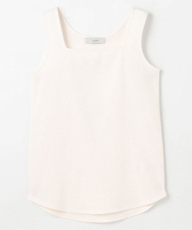 ANY L 【新色追加】スクエアタンクトップ オフ