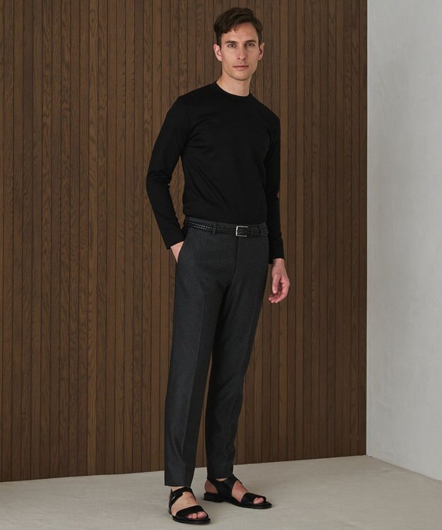 GOTAIRIKU セットアップ対応【カイテキ７機能】ドライジャージー パンツ_ヘリンボーン柄(26年モデル) グレー×ヘリンボーン柄