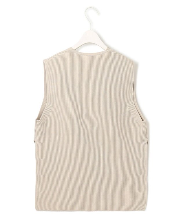 ICB L 【洗える】リサイクルポリエステルハイゲージ  ニットベスト トープ系