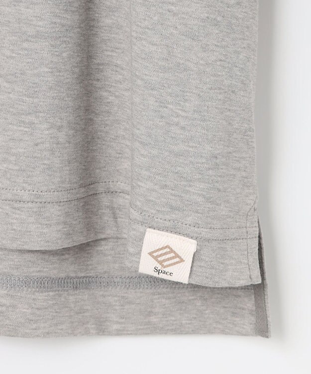 JOSEPH ABBOUD MOUNTAIN 【SPACE／UNISEX】ASHAＡ_OG スムース ポロシャツ ライトグレー系