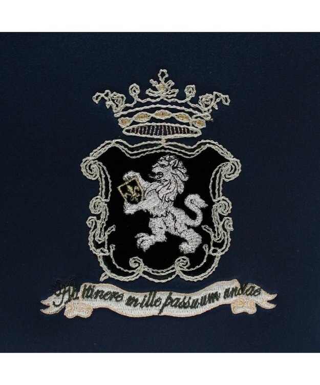 A.D.M.J. 【魔法の様に軽い】マジックライト/スパニッシュファブリックエンブレム刺しゅうフラットポーチ2セット(L/LL) マリノ