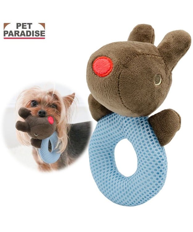 PET PARADISE リサとガスパール ガスパール わっか トイ ブルー