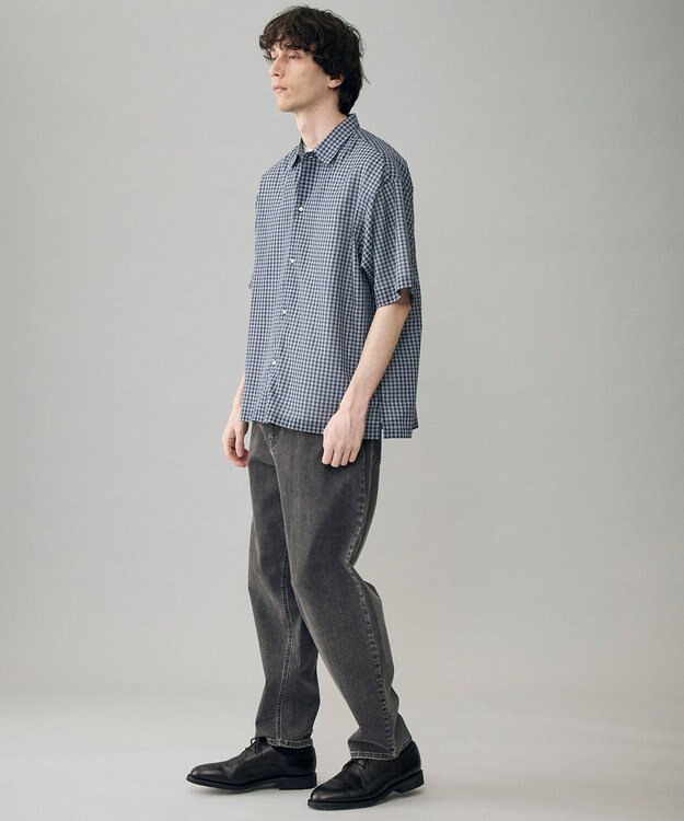 UNFILO MENS 【OCEANS YouTube 掲載】【UNFILO DENIM】 ワイドテーパード ブラック