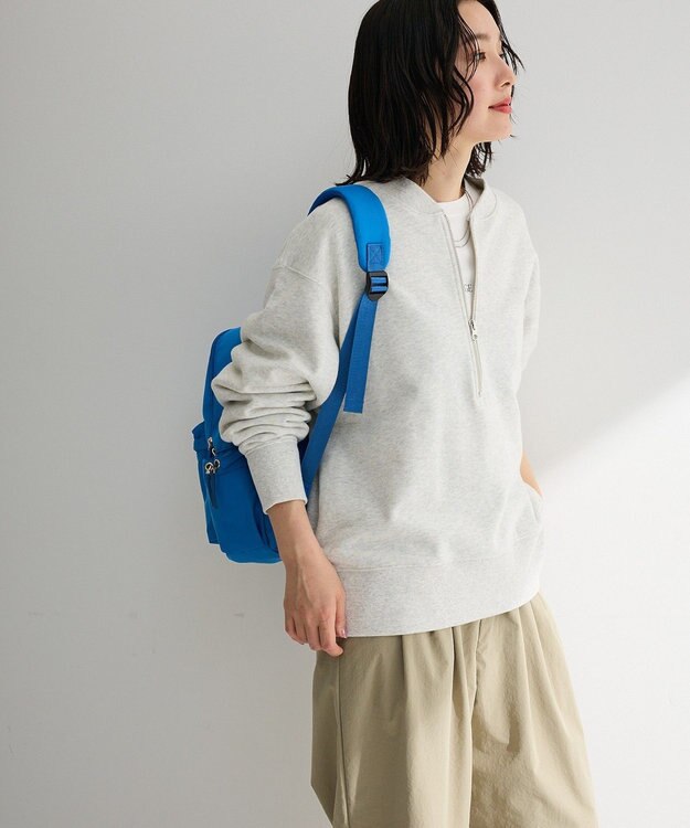 Green Parks ハーフＺｉｐ裏毛プルオーバー Oatmeal