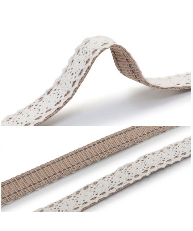 PET PARADISE ペットパラダイス コットンレース リード SS～S ベージュ