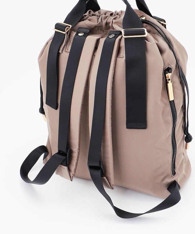 23区 VIOLAdORO GINO ナイロン2way バッグ ベージュ系