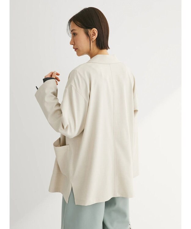 Green Parks イージーテーラードカラージャケット Light Beige