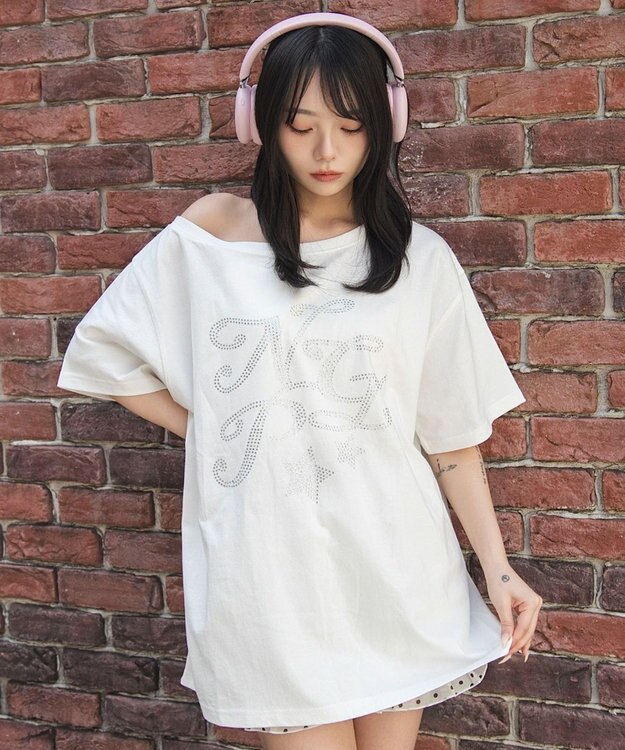 WEGO ２WAYグラフィックワンショルBIGT 柄8