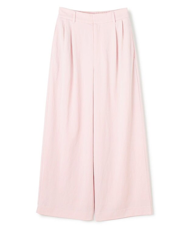 UNFILO タックワイドパンツ ピンク