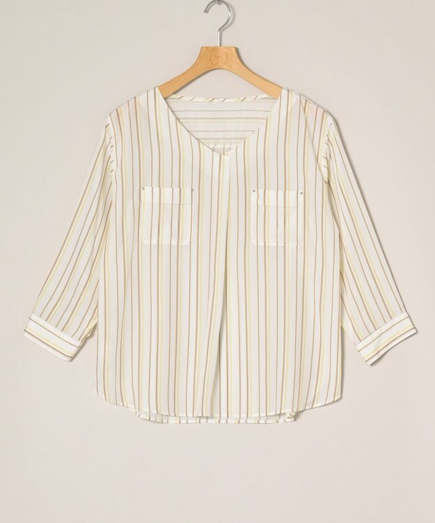 ONWARD Reuse Park 【any SiS】ブラウス春夏 ブラウン