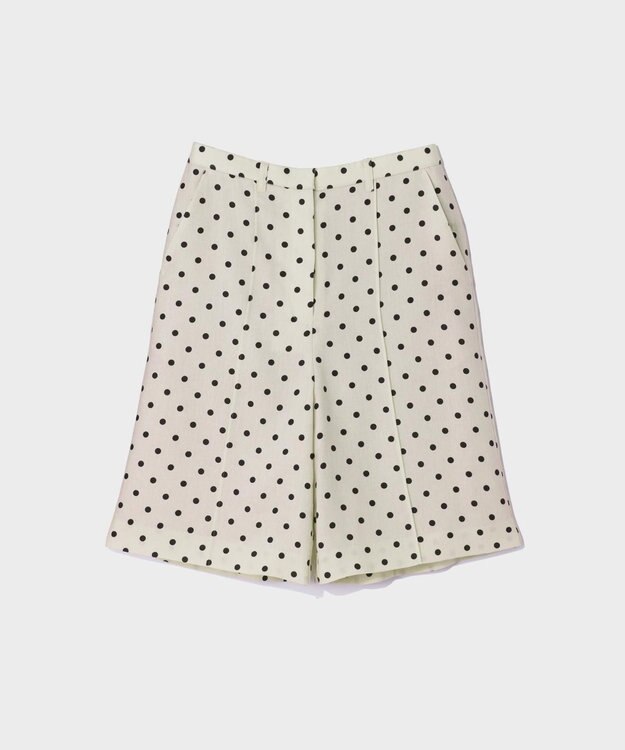 GRACE CONTINENTAL ドットハーフパンツ キナリ