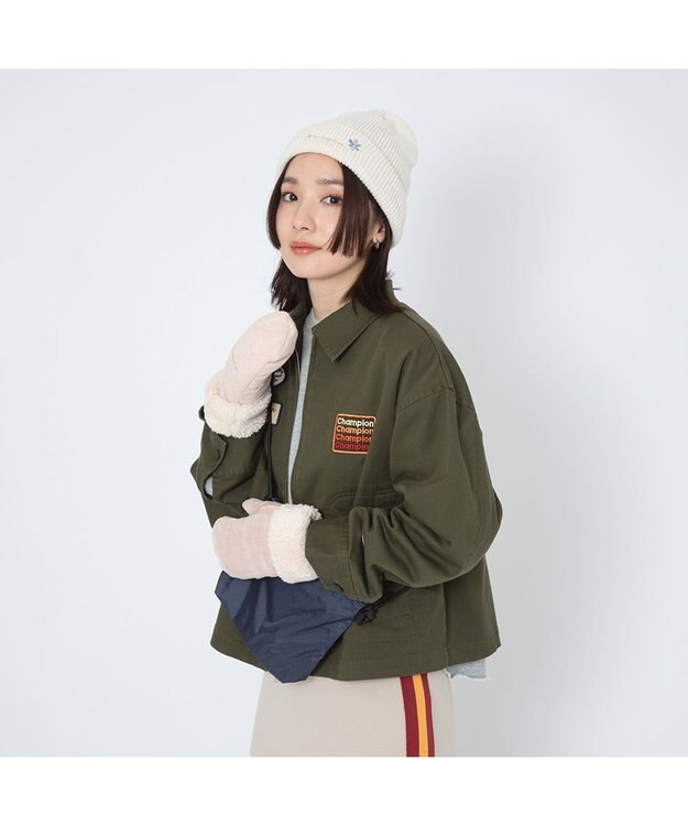 林八百吉商店 Champion　アゼフラワーニットワッチ アイボリー