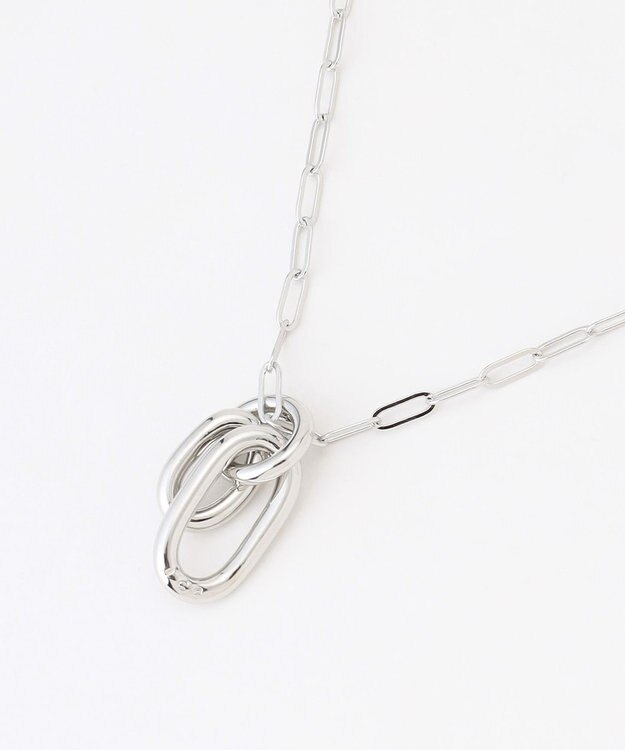 ICB 3ループネックレス シルバー系