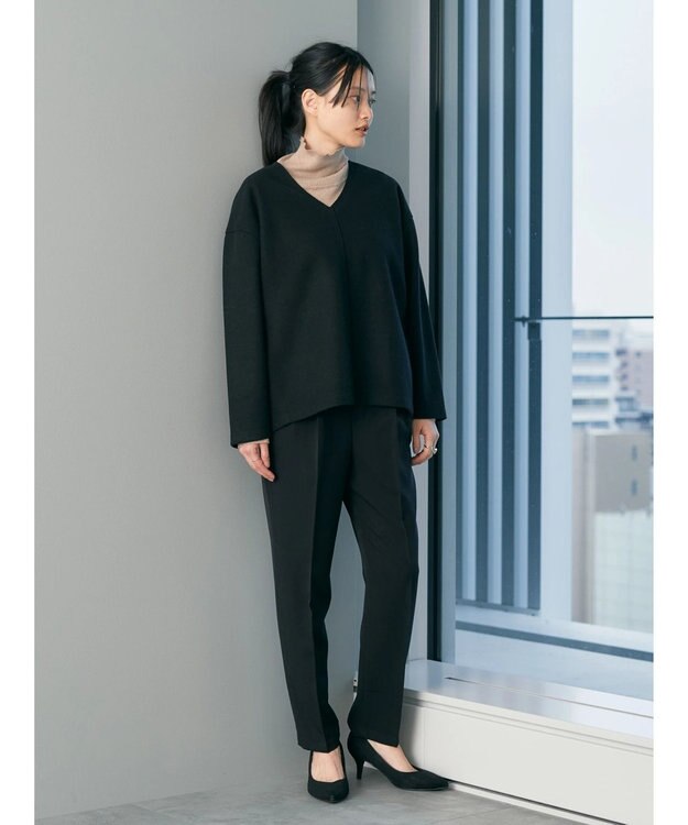 AMERICAN HOLIC 圧縮ポンチスキッパープルオーバー Black