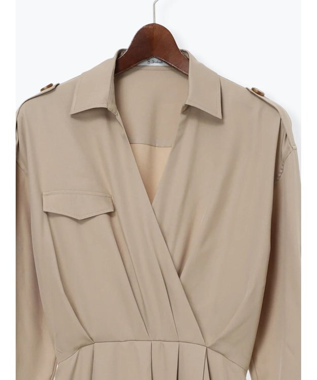 Te chichi トレンチカシュクールワンピース《2026 spring catalog item》 ベージュ