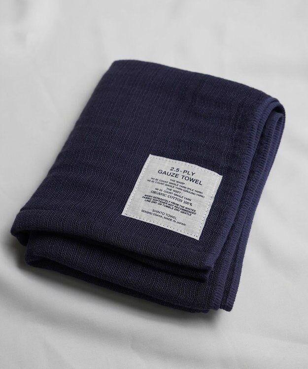 SHINTO TOWEL 【2.5-PLY GAUZE】タオルマフラー Mix Navy