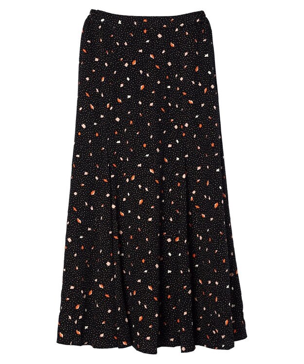 AMERICAN HOLIC マーメードロングスカート Flower Black