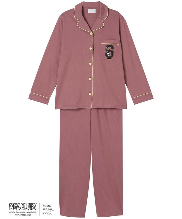 une nana cool MADE WITH PEANUTS 【綿100％】ハイゲージ天竺パジャマ SP