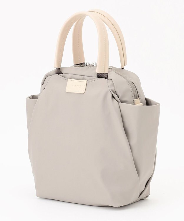 Y'SACCS 【ナイロンタフタ】トラベル2WAYミニボストン グレージュ