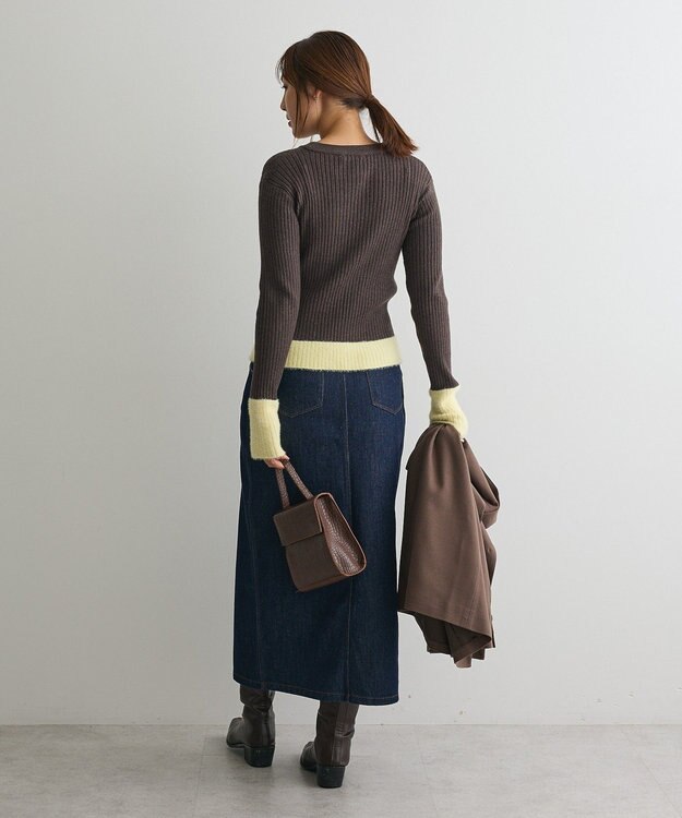 CRAFT STANDARD BOUTIQUE とてもち袖シャギーニットプルオーバー Charcoal Gray