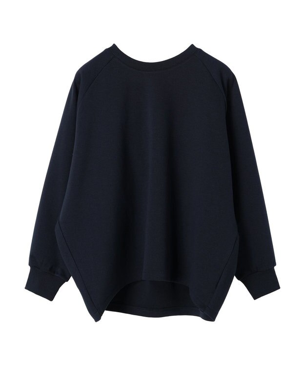 AMERICAN HOLIC ポンチバックドレープラグランプルオーバー Navy