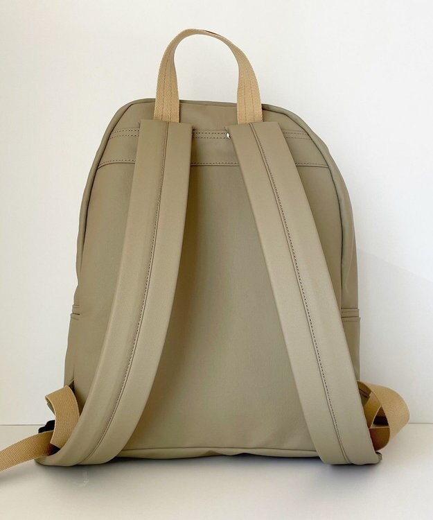 Hekhèr Le Style de Vie 【日本製 / A4サイズ対応/汚れにくい】PUコットンキャンバス リュックサック ベージュ