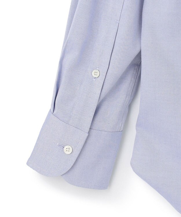 J.PRESS MEN 【定番】【PREMIUM PLEATS / 形態安定】ピンオックス ドレスシャツ / B.D. ダルブルー系