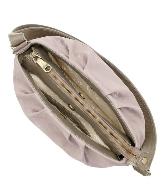 IBIZA ロゴナイロン　ショルダーバッグ ライトパープル