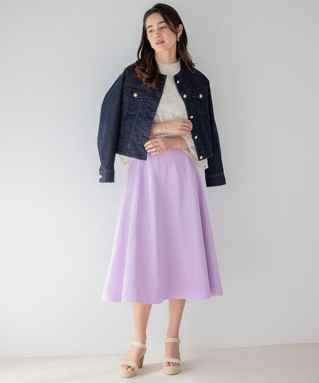 組曲 L 【23SS】ラッセルフラワーレースブラウス アイボリー系