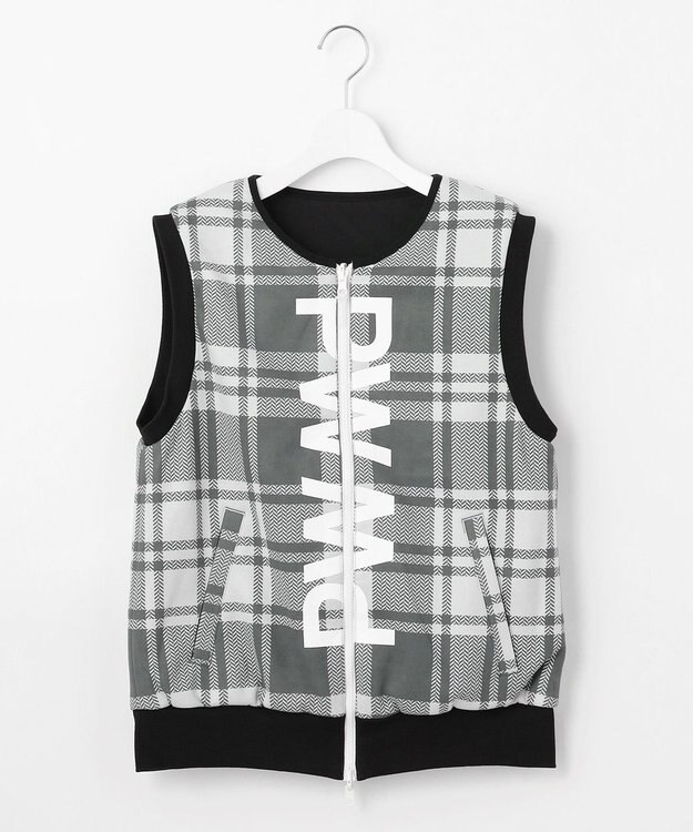 PW CIRCULUS 【WOMEN】リバーシブル カジユアルベスト グレー系5