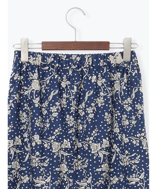 Te chichi 【LIBERTY FABRICS】フレアスカート ネイビー