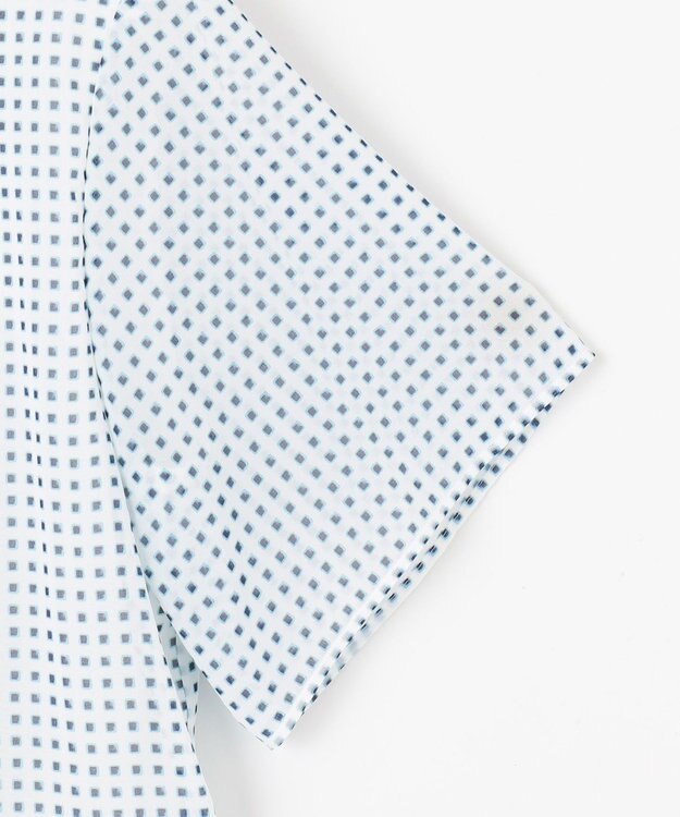 J.PRESS LADIES S 【洗える】スクエアープリント カットソー ブルー系