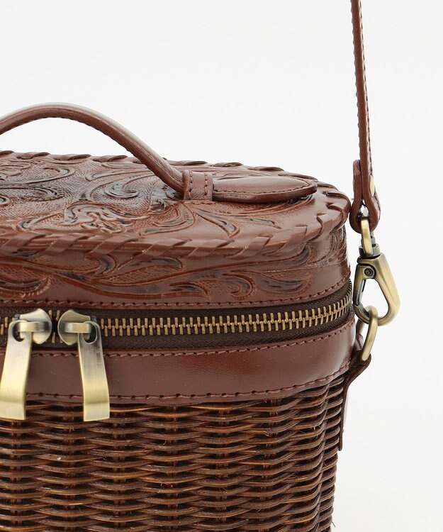 GRACE CONTINENTAL BasketVCbag ダークブラウン